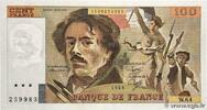 FRANCE 100 Francs DELACROIX modifié FRANCE 100 Francs DELACROIX modifié 1983 AU -