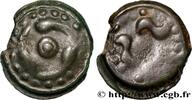 FRANCE Potin aux trois poissons GALLIA BELGICA - LINGONES (Area of Langres) c.80-50 AC. (19mm, 4,78g, h) -