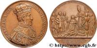 FRANCE Médaille du Sacre CHARLES X 1825 (67,5mm, 164,54g, 12h) -
