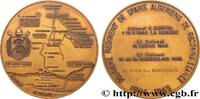 FRANCE Médaille, Deuxième régiment de spahis algériens de SECONDE GUERRE WWII (1944-1945) (67,5mm, 143,94g, 12h) -