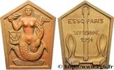 FRANCE Fonte, ESSO Paris MER ET MARINE : PAQUEBOTS, NAVIRES, BATEAUX 1954 (105mm, 317,71g, 12h) -