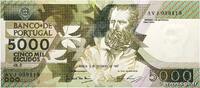 PORTUGAL 5000 Escudos PORTUGAL 5000 Escudos 1987 UNC -