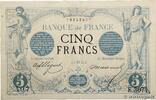 FRANCE 5 Francs NOIR FRANCE 5 Francs NOIR 1873 VF+ -
