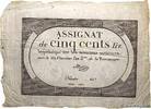 FRANCE 500 Livres FRANCE 500 Livres 1794 VF- -