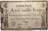 FRANCE 2000 Francs FRANCE 2000 Francs 1795 VF -