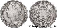 FRANCE Demi-écu aux branches d’olivier, tête ceinte d’un LOUIS XV THE BELOVED Lille 1761 (33mm, 14,33g, 6h) -