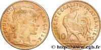 FRANCE 10 francs Coq III REPUBLIC Paris 1911 (19mm, 3,22g, 6h) -
