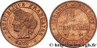 1 centime Cérès, ancre barrée 1879 FRANKREICH DRITTE FRANZOSISCHE REPUBLIK Paris 1879 (15mm, 1,00g, 6h) fST64