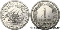 EQUATORIAL AFRICAN STATES Essai de 1 Franc antilopes EQUATORIAL AFRICAN STATES 1969 (23mm, 1,30g, 6h) -