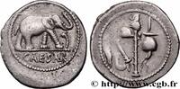 THE REPUBLIC (280 BC to 27 BC) Denier 49 BC. JULIUS CAESAR Gaule ou Italie 49 AC. (20mm, 3,60g, 5h) AU