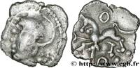 FRANCE Denier à la tête casquée, flan large ! EDUENS, ÆDUI (BIBRACTE, Area of the Mont-Beuvray) Autun (71) c. 80-50 AC. (16,5mm, 1,74g, 11h) -
