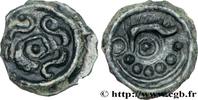 FRANCE Potin au sanglier, au torque et aux globules GALLIA BELGICA - SUESSIONES (Area of Soissons) c. 60-30 AC. (19mm, 4,12g, 7h) -