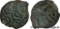 FRANCE Bronze au cheval, dérivé de types belges GALLIA - AULERCI EBUROVICES (Area of Évreux) Évreux (27) c.60-50 AC. (15mm, 1,44g, 2h) -