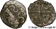 FRANCE Obole à la croix, MASO tête à gauche, type du coin GALLIA BELGICA - SEQUANI (Area of Besançon) c. 80-50 AC. (10,5mm, 0,47g, 8h) -