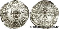 FRANCE Gros dit florette BURGUNDY - COINAGE IN THE NAME OF CHARLES VI THE MAD OR THE BELOVED Châlons-en-Champagne n.d. (28mm, 2,76g, 9h) -