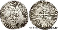 FRANCE Gros dit florette BURGUNDY - COINAGE IN THE NAME OF CHARLES VI THE MAD OR THE BELOVED Châlons-en-Champagne n.d. (26,5mm, 2,99g, 2h) -