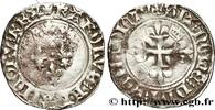 FRANCE Gros dit florette BURGUNDY - COINAGE IN THE NAME OF CHARLES VI THE MAD OR THE BELOVED Châlons-en-Champagne n.d. (26mm, 2,92g, 9h) -