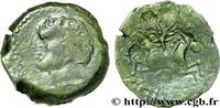 FRANCE Bronze EPENOS, imitation anépigraphe au droit GALLIA BELGICA - MELDI (Area of Meaux) c. 60-40 AC. (17mm, 2,31g, 3h) -