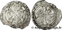 FRANCE Blanc aux lis accotés CHARLES VII LE BIEN SERVI / THE WELL-SERVED Chinon n.d. (25mm, 1,89g, 4h) -