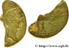 THE JULIO-CLAUDIANS (27 BC to 69 AD) Dupondius AUGUSTUS and AGRIPPA Nîmes, Gaule c. 16/15-10 AC. (24,5mm, 4,88g, 4h) -