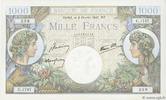 FRANCE 1000 Francs COMMERCE ET INDUSTRIE FRANCE 1000 Francs COMMERCE ET INDUSTRIE 1941 XF+ -