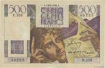 FRANCE 500 Francs CHATEAUBRIAND FRANCE 500 Francs CHATEAUBRIAND 1948 XF- -