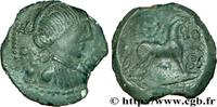 FRANCE Bronze ROVECA, classe V GALLIA BELGICA - MELDI (Area of Meaux) c. 60-40 AC. (17,5mm, 2,76g, 2h) -