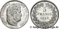 FRANCE 5 francs IIe type Domard LOUIS-PHILIPPE I Paris 1833 (37mm, 24,98g, 6h) -