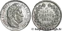FRANCE 5 francs IIe type Domard LOUIS-PHILIPPE I Rouen 1833 (37mm, 25,15g, 6h) -