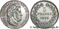 FRANCE 5 francs IIe type Domard LOUIS-PHILIPPE I La Rochelle 1833 (37mm, 24,78g, 6h) -