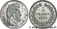 FRANCE 5 francs IIe type Domard LOUIS-PHILIPPE I La Rochelle 1833 (37mm, 24,85g, 6h) -