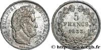 FRANCE 5 francs IIe type Domard LOUIS-PHILIPPE I Nantes 1833 (37mm, 24,79g, 6h) -
