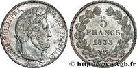 FRANCE 5 francs IIe type Domard LOUIS-PHILIPPE I Nantes 1833 (37mm, 24,77g, 6h) -