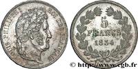 FRANCE 5 francs IIe type Domard LOUIS-PHILIPPE I Nantes 1834 (37mm, 24,94g, 6h) -