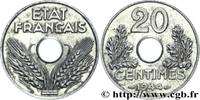 FRANCE 20 centimes fer FRENCH STATE 1944 (24mm, 3g, 6h) -