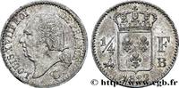 FRANCE 1/4 franc Louis XVIII LOUIS XVIII Rouen 1822 (15mm, 1,25g, 6h) -