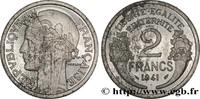 FRANCE Essai de 2 francs Morlon, aluminium, poids très lo FRENCH STATE Paris 1941 (27,03mm, 3,02g, 6h) -