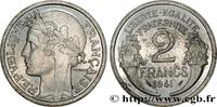 FRANCE Essai de 2 francs Morlon, aluminium, poids très lo FRENCH STATE Paris 1941 (27,03mm, 3,07g, 6h) -