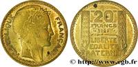 FRANCE Essai de 20 francs Turin en bronze-aluminium III REPUBLIC Paris 1929 (35,01mm, 17,79g, 6h) -