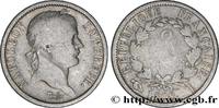 FRANCE 2 francs Napoléon Ier tête laurée, République fran PREMIER EMPIRE / FIRST FRENCH EMPIRE Limoges 1808 (27mm, 10g, 6h) -