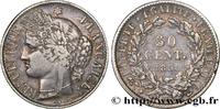 FRANCE 50 centimes Cérès, IIe République II REPUBLIC Strasbourg 1850 (18,04mm, 2,53g, 6h) -