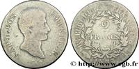 FRANCE 2 francs Napoléon Empereur, Calendrier révolutionn PREMIER EMPIRE / FIRST FRENCH EMPIRE Limoges 1805 (27mm, 10g, 6h) -