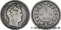 FRANCE 2 francs Louis-Philippe LOUIS-PHILIPPE I Rouen 1844 (27mm, 10g, 6h) -