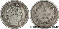 FRANCE 2 francs Louis-Philippe LOUIS-PHILIPPE I Bordeaux 1845 (27mm, 10g, 6h) -