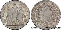 FRANCE 5 francs Union et Force, Union serré, avec glands DIRECTOIRE Paris 1798 (37mm, 25g, 6h) -