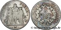 FRANCE 5 francs Union et Force, Union serré, glands intér DIRECTOIRE Paris 1798 (37mm, 25g, 6h) -