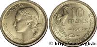 FRANCE 10 francs Guiraud IV REPUBLIC Beaumont-Le-Roger 1950 (20mm, 3g, 6h) -