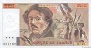 FRANCE 100 Francs DELACROIX imprimé en continu FRANCE 100 Francs DELACROIX imprimé en continu 1991 UNC- -