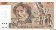 FRANCE 100 Francs DELACROIX imprimé en continu FRANCE 100 Francs DELACROIX imprimé en continu 1991 UNC- -
