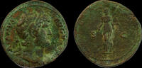 italie SESTERCE Sestertius - HADRIANUS - Rome, Year 127 -